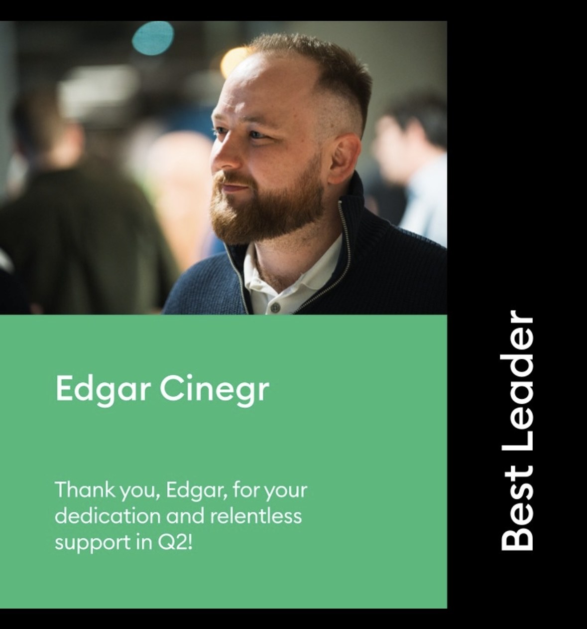 Edgar Cinegr — Bolt Business Best Leader, Q2 2024
